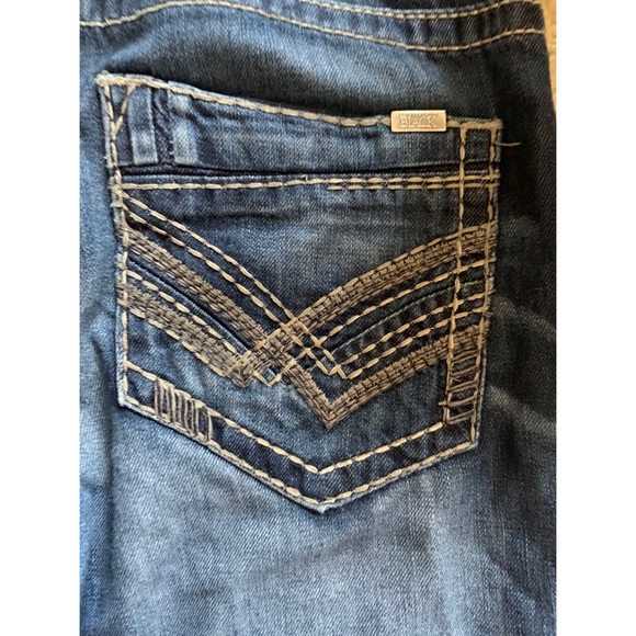 Buckle Black Bootcut Jeans - Picture 7 of 8